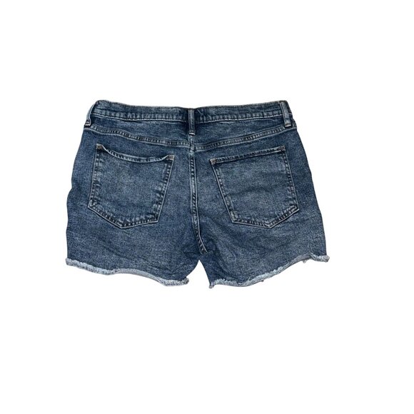 Gap Denim 5" Short Distressed Womens Jean Shorts 8/29 Blue Mid-Rise Casual Summe - Picture 4 of 8